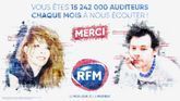 RFM est la 5ème radio nationale avec plus de 15 millions d'auditeurs mensuels !