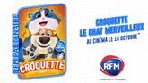 "Croquette, le chat merveilleux" au cinéma le 16 octobre avec RFM 