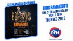 Eros Ramazzotti  : RFM partenaire des 5 dates de sa tournée française en 2026 