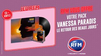Vanessa Paradis : gagnez votre CD + Vinyle "Le retour des beaux jours"