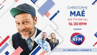 Christophe Maé invité du 16/20 mercredi 1er février sur RFM 