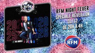 Mercredi 31 décembre : "RFM Night Fever" avec Pat Angeli
