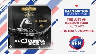 RFM partenaire du concert d'Imagination feat. Leee John le 10 mai à l'Olympia 