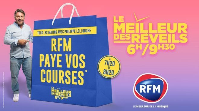 RFM paye courses dans "Le Meilleur des Réveils"