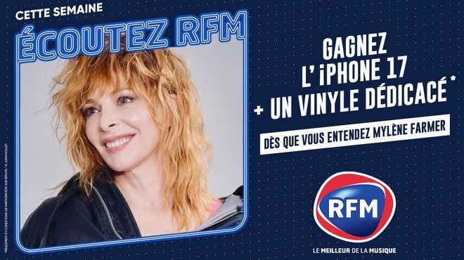Gagnez l'iPhone 17 + un vinyle dédicacé de Mylène Farmer